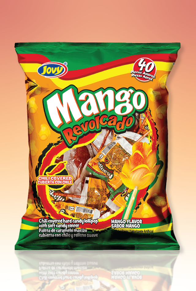 Mango Revolcado Chili Hard Candy Lollipop🥭