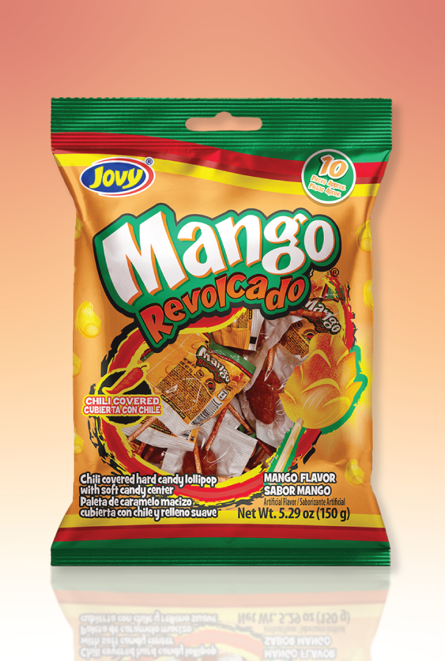 Mango Revolcado Chili Hard Candy Lollipop🥭