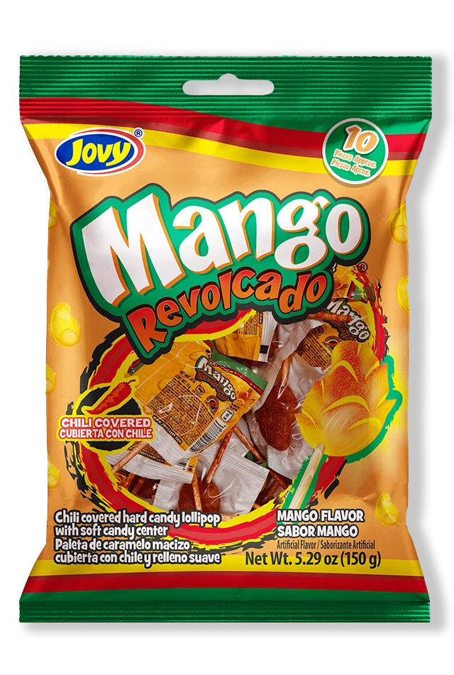 Mango Revolcado Chili Hard Candy Lollipop🥭